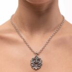 Charm Isola Bella in Argento Maschera Dionisio - Nude - 20001133