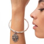 Charm Isola Bella in Argento Maschera Tiresia - Nude - 20001134