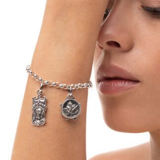 Charm Isola Bella in Argento Tamburello - Nude - 20001143