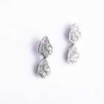 Orecchini Pendenti in Oro Bianco con Diamanti - 2601020