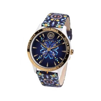 Orologio Isola Bella in Plastica e Pelle Maiolica Blu - 40000075