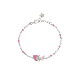 Bracciale Bimba Mabina in Argento e Smalto Ballerina - 533490