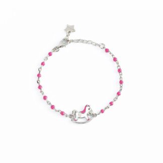 Bracciale Bimba Mabina in Argento e Smalto | Cavalluccio - 533492