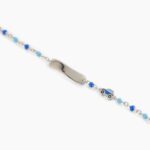Bracciale Neonato Mabina in Argento e Smalto | Targhetta - 533496