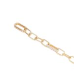 Bracciale Mabina in Argento con Zirconi e Maglia Ovale - 533501