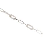 Bracciale Mabina in Argento con Zirconi e Maglia Ovale - 533502