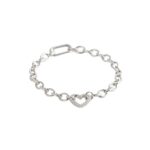 Bracciale Mabina in Argento con Cuore e Zirconi - 533506