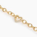 Bracciale Mabina in Argento con Cuore e Zirconi - 533508