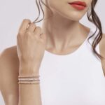 Bracciale Tennis Cuore Mabina in Argento con Zirconi - 533511