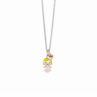Collana Bimba Mabina in Argento e Smalto | Bambina - 553417