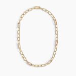 Collana Mabina in Argento con Zirconi e Maglia Ovale - 553424