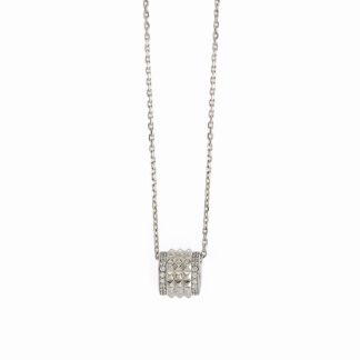 Collana Mabina in Argento con Zirconi e Cilindro - 553427