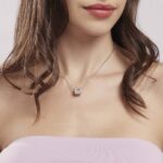 Collana Mabina in Argento con Zirconi e Cilindro - 553427