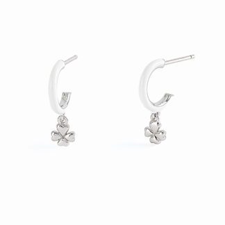 Orecchini Bimba Mabina in Argento e Smalto | Quadrifoglio - 563462