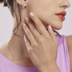 Orecchini a Cerchio Mabina in Argento con Zirconi - 563469