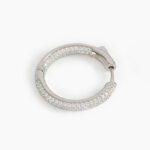 Orecchini a Cerchio Mabina in Argento con Zirconi - 563470