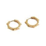 Orecchini a Cerchio Mabina in Argento con Zirconi - 563475
