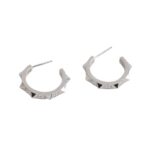 Orecchini a Cerchio Mabina in Argento con Zirconi - 563476