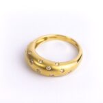 Anello da Donna in Oro Giallo con Diamanti – AN4672/GS
