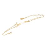 Bracciale con Nome Artlinea in Oro 18 Kt con Diamante - Nomi ed Iniziali Diamond - BD1NOME