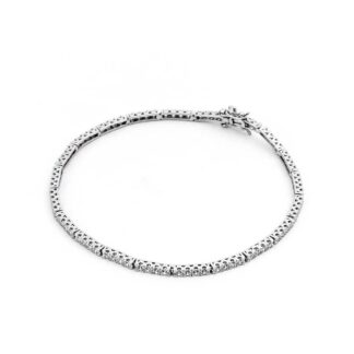 Bracciale Cesare Paciotti in Argento e Zirconi - Mister Tennis - JPBR2235B