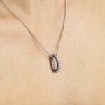 Collana Girocollo in Oro Bianco con Diamanti – KCLD445
