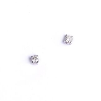 Orecchini Punto Luce in Oro Bianco con Diamanti - LTG2396