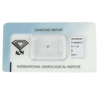 Diamante Blisterato Certificato IGI da 0.11 Carati - 414084317