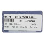 Diamante Blisterato Certificato IGI da 0.23 Carati - 447097948