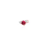Mono Orecchino a Lobo Mabina in Argento e Vetro con Zirconi - 563357