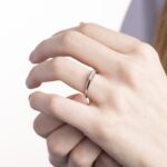 Anello Trilogy in Oro Bianco con Diamanti - AN15TR15M