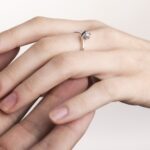 Anello Solitario in Oro Bianco con Diamante - AN20LTG50M