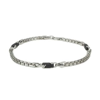 Bracciale Zancan in Argento e Ceramica - Insignia 925 - ESB172-N