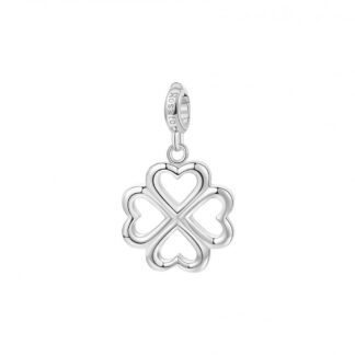 Charm Rosato in Argento Quadrifoglio Rinnovamento - Storie - RZ007R
