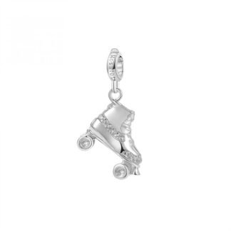 Charm Rosato in Argento con Zirconi Pattino Passione - Storie - RZ025R