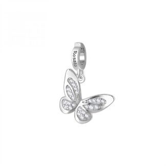 Charm Rosato in Argento con Zirconi Farfalla Sogno - Storie - RZ180R