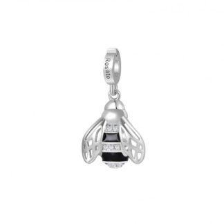 Charm Rosato in Argento con Smalto Ape Rinascita - Storie - RZ181R
