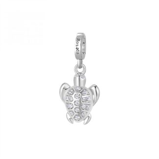 Charm Rosato in Argento con Zirconi Tartaruga Vita - Storie - RZ188R