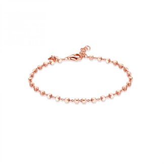 Bracciale Componibile Rosato in Argento con Cubi - Storie - RZB018