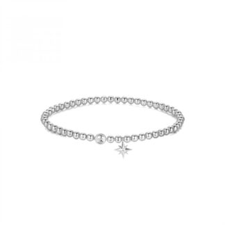 Bracciale Componibile Rosato in Argento con Sfere - Storie - RZB029