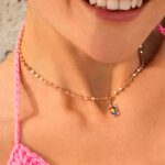 Charm Rosato in Argento con Smalto Tartaruga Unione - Storie - RZLE041