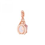 Charm Rosato in Argento con Smalto e Zirconi Coccinella Gentilezza - Storie - RZLE052
