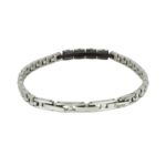 Bracciale Zancan in Acciaio con Spinelli - UHB048