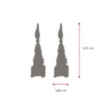 Orecchini Isola Bella in Argento e Smalto | Candelora Lanterna - 20000148