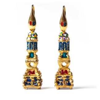 Orecchini Isola Bella in Argento e Smalto | Candelora Fiori - 20000149