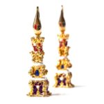 Orecchini Isola Bella in Argento e Smalto | Candelora Corona - 20000150