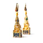 Orecchini Isola Bella in Argento e Smalto | Candelora Lanterna - 20000148