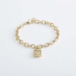 Bracciale 2Jewels in Acciaio con Zirconi e Lucchetto - 232282