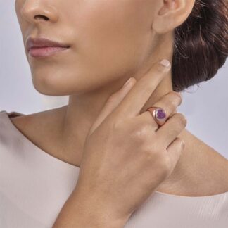 Anello Chavalier Mabina in Argento con Cuore - 523155
