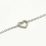 Bracciale Mabina in Argento con Cuore e Zirconi - 533545